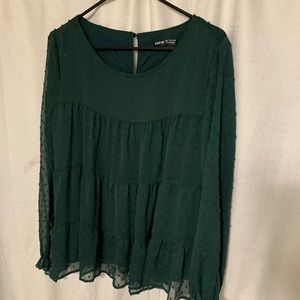 Dark green blouse